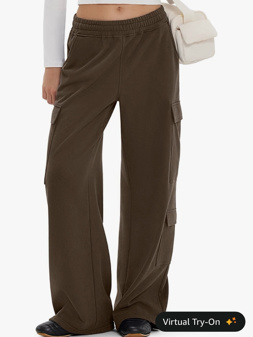 Cargo Straight Leg Sweatpants